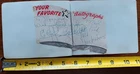 1960's  RAY FELIX BOB PETTIT MED PARK JACK MCMAHON CLIFF HAGAN Autograph Cut