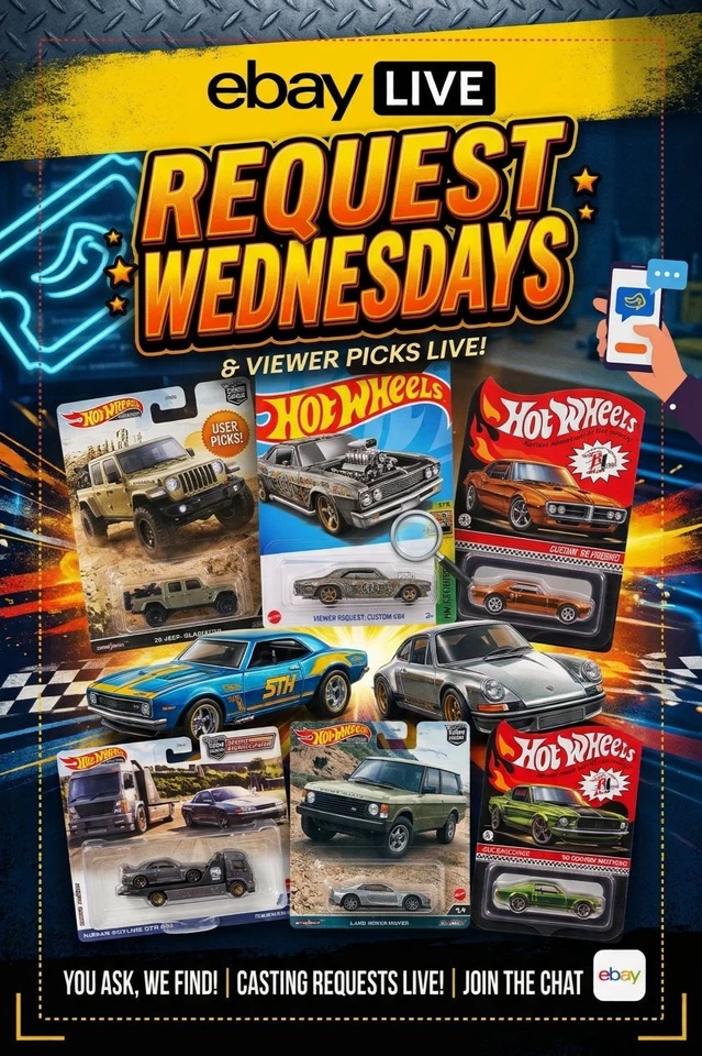 REQUEST WEDNESDAYS | Your Castings, Your Picks & Live Diecast Hunting!