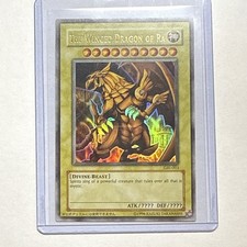 Yu-Gi-Oh Egyptian God Card Set Ultra Rare Slifer GBI-001 Obelisk 002 Ra 003