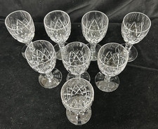 Stuart Crystal MELROSE Sherry Port Glasses Set of 8 EIGHT