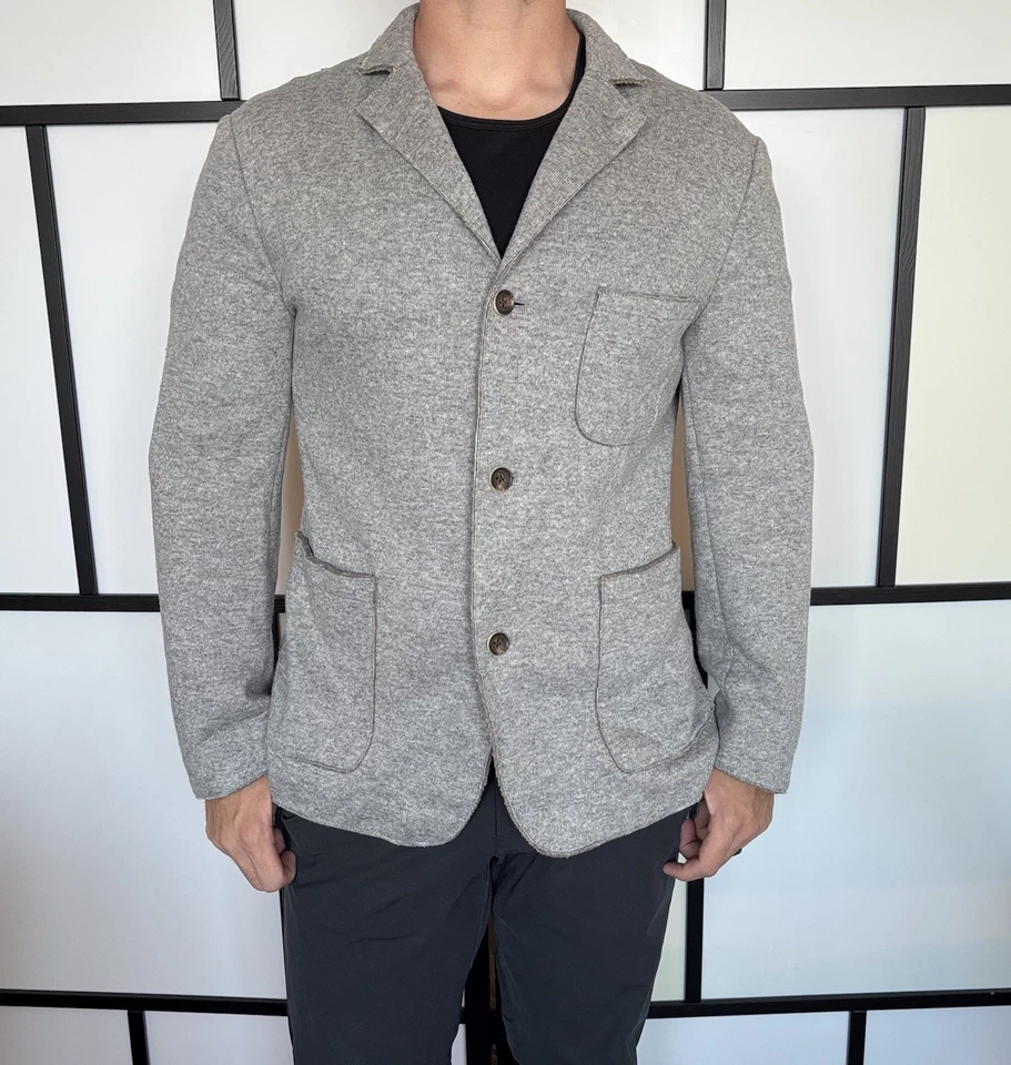 Patrick James Men's Wool Blend Sport Coat Unstructured Blazer 42R Quiet Luxury - Image 3 of 4