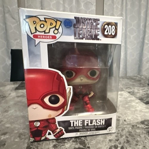 Funko Pop! Vinyl Justice League The Flash Figure #208 Heroes Theme