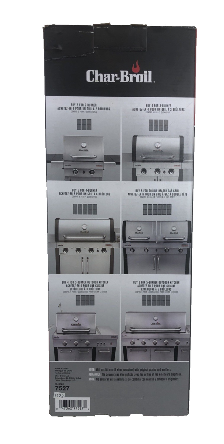 Char-Broil  Tru-Infrared Cooking Grate & Emitter 2015 and Later Part Number 7527