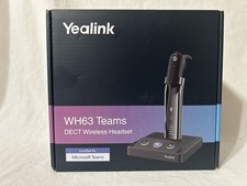 Sealed Yealink WH63 Teams DECT Wireless Headset Certified for Microsoft Teams