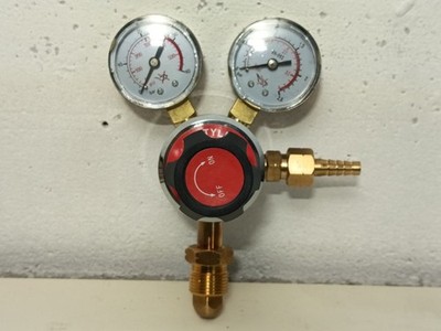 Acetylene Bottle Regulator Side Entry Dual Gauge Oxy Fuel Welding Gas Premium