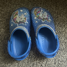 Crocs Classic Clog Unisex Kids Blue Unicorn S...