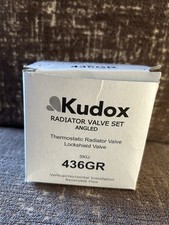 KudoxRADIATOR VALVE SETANGLEDThermostatic Radiator Valve