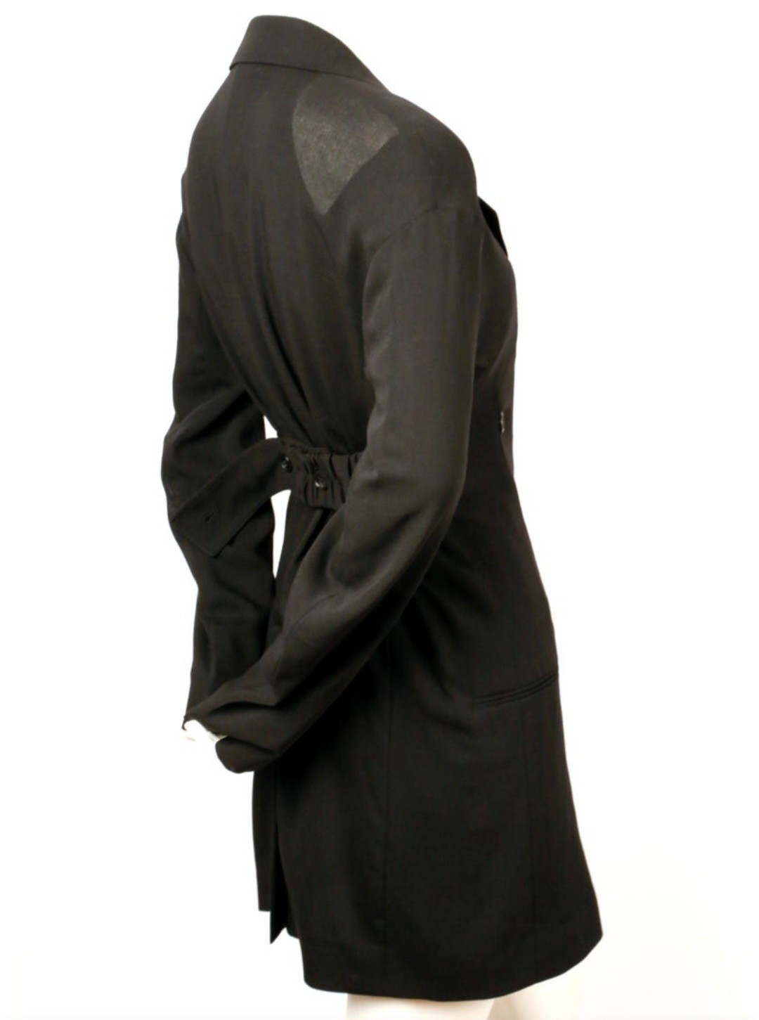 Celine Black Jacket Blazer Phoebe Philo Eu 36 UK8 Rrp £1800 #AS760 image 4