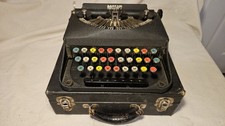 Antique 1938 Remington Batam Vintage Typewriter W/Case C146218 thumbnail