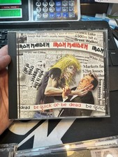 Iron Maiden RARE CD Be Quick Or Be Dead Picture Disc PROMO -