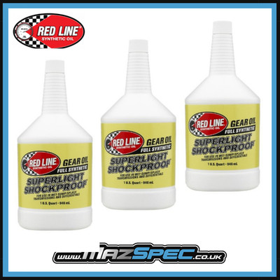 Red Line Super light Shock Proof Gear Oil   946ml  Pack of 3