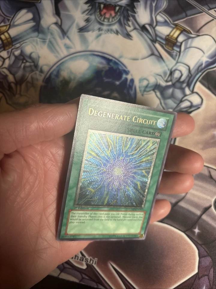 (YVH) Yugioh 1x Degenerate Circuit Ultimate Rare CDIP-EN047 Cyberdark Impact VLP - Image 4 of 4