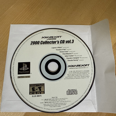 SquareSoft 2000 Collector's CD Vol. 3 (Sony PlayStation 1, 1997)