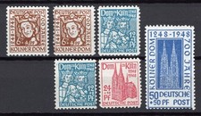 Bizone, Lot A-Z&auml;hnungen aus 69-72, postfrisch, Mi. 28,50