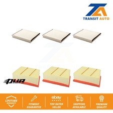 Air Cabin Filters (6 Total) Kit For 2018-2019 Ford EcoSport 1.0L KFL-103514