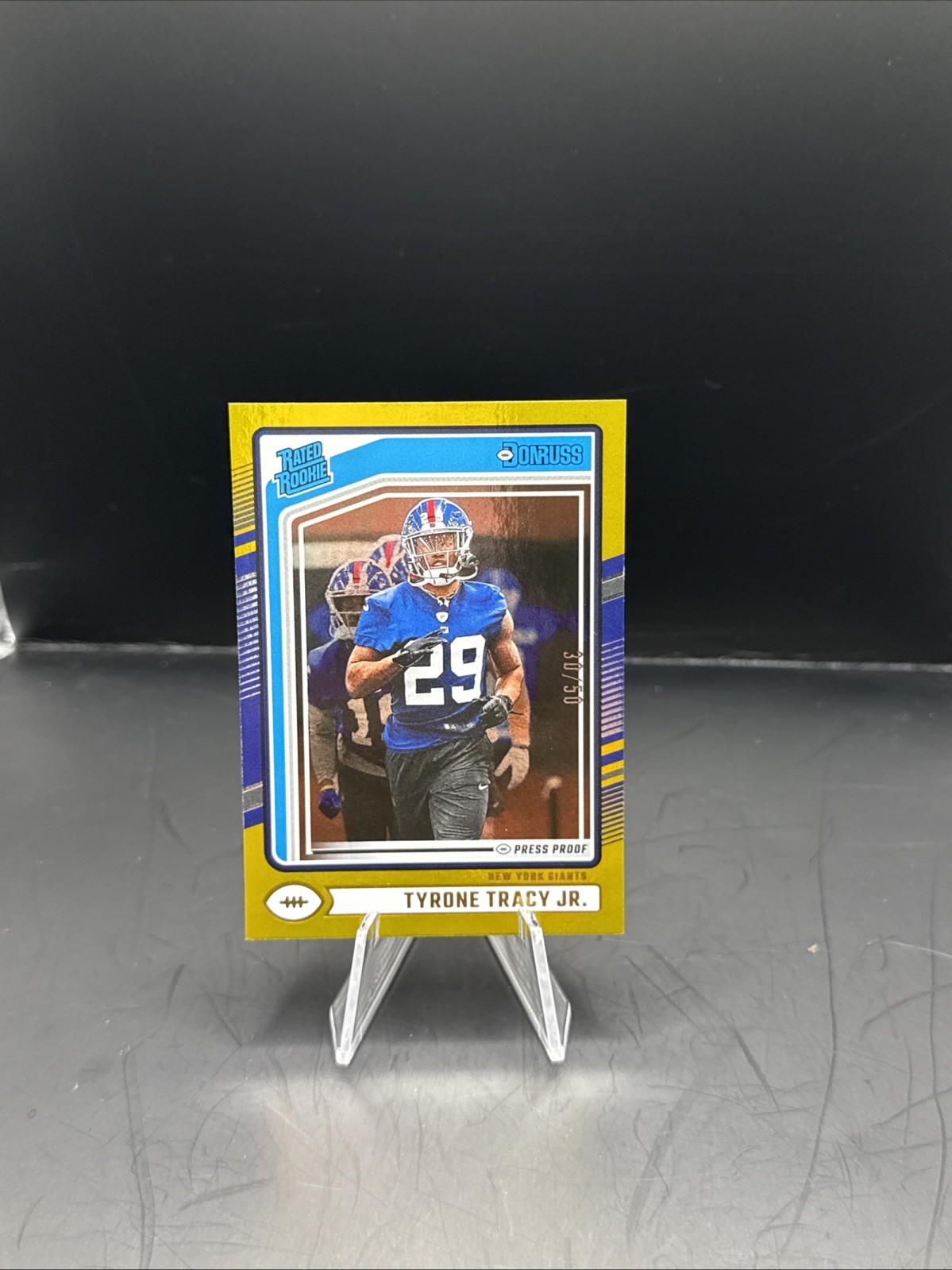 2024 Donruss Tyrone Tracy Gold Press Proof /50 CLEAN 💎