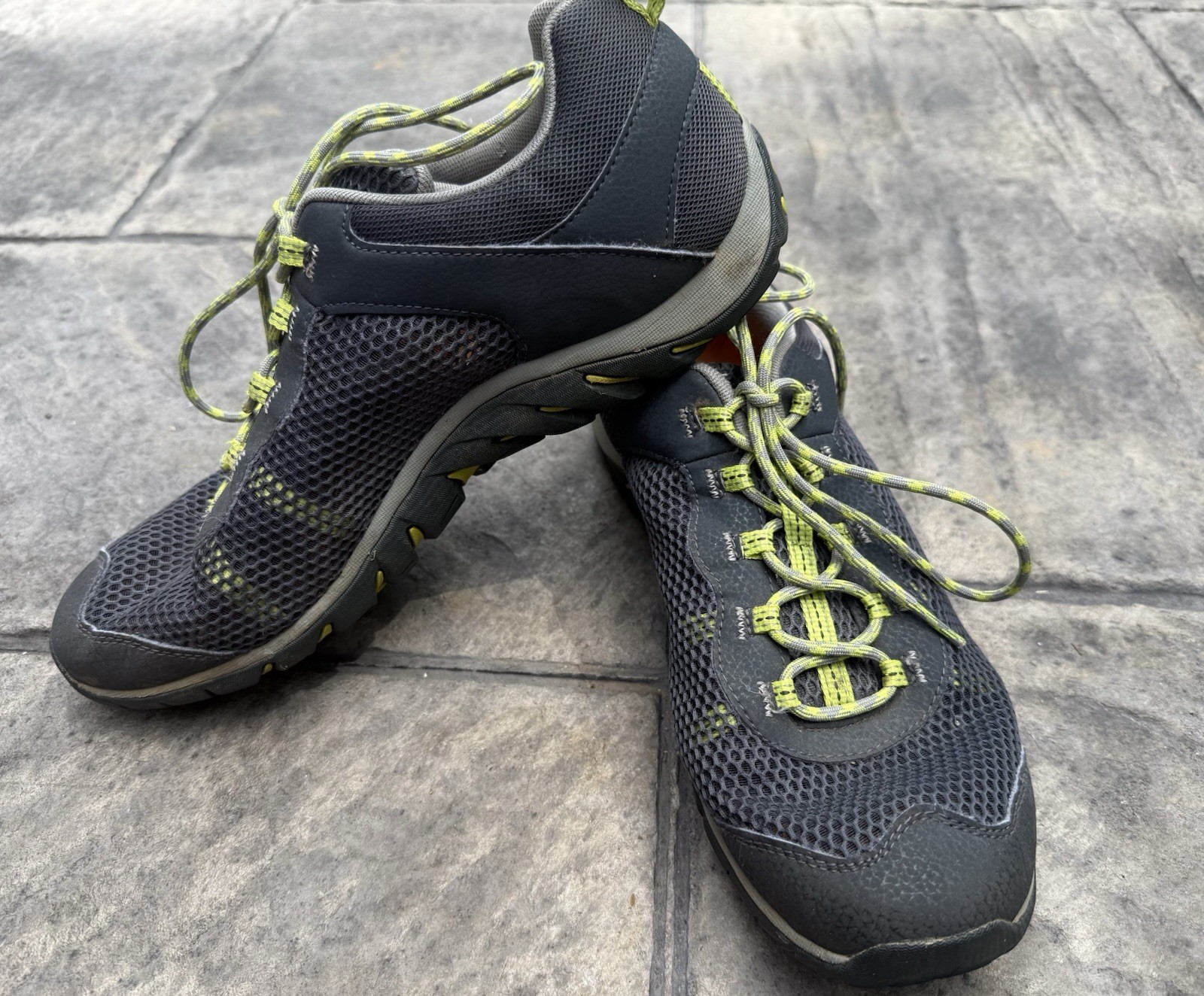 Merrell Scarpe Uomo Riverbed 2 Maglia Escursionismo Passeggio Grigio Giallo Taglia Uomo 11 5