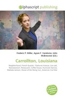 Frederic P. Miller (U. A.) | Carrollton, Louisiana | Taschenbuch | Englisch