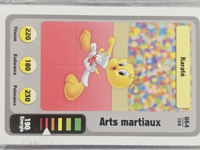 Carte à collectionner Looney Tunes karaté arts martiaux numéro 064 108 - Photo 1/4