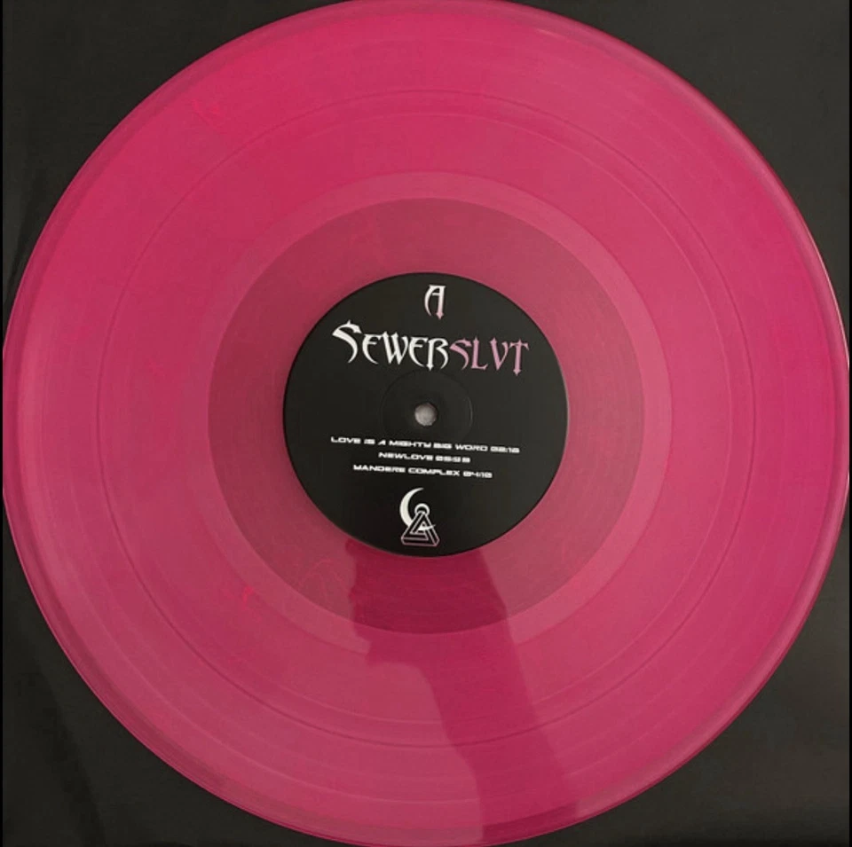 Sewerslvt – Draining Love Story Pink Vinyl LP Geometric Lullaby MINT - IN HAND - Image 3 of 4