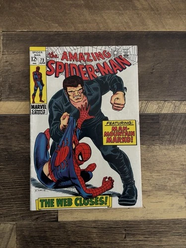 Amazing Spider-Man #73 (Marvel, 1969) 1st Silvermane & Man Mountain Marko FN/VF