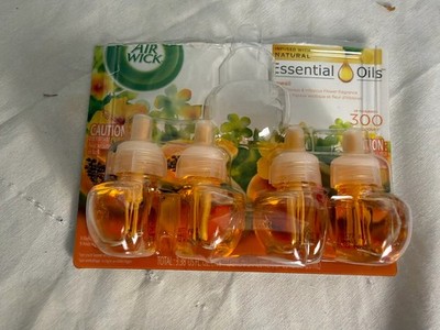 Air Wick Plug-in Scented Air Freshener Oil, Papaya and Hibiscus Flower - 0.67oz