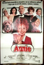 ALBERT FINNEY CAROL BURNETT ! orig1SH movie poster 1982 ANNIE ! JOHN HUSTON