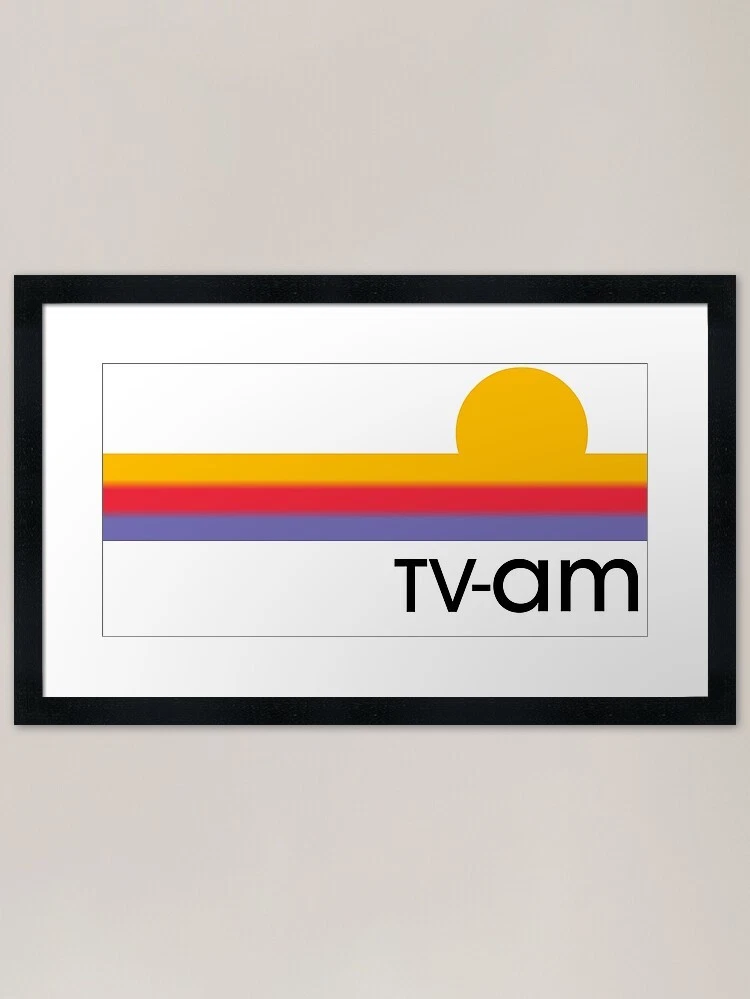 TV-am Framed Art Print Framed Wall Art Poster Canvas Print Picture