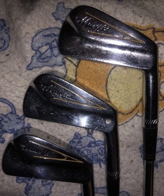 Dunlop Maxfli Irons(Vintage) 2(39.5 ) 3(38.5 ) 4(38.5 ) 21RIDO; Steel; Grips Old