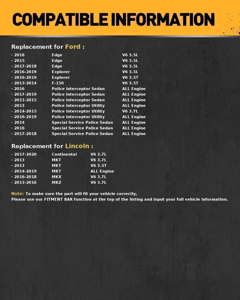 Alternator For Lincoln MKT 2013-2018 MKX 2016-2018 V6 3.7L 11629 11763 Foto 2 de 4