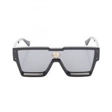 Louis Vuitton Cyclone Men's Sunglasses Black Plastic 15.5cm Used