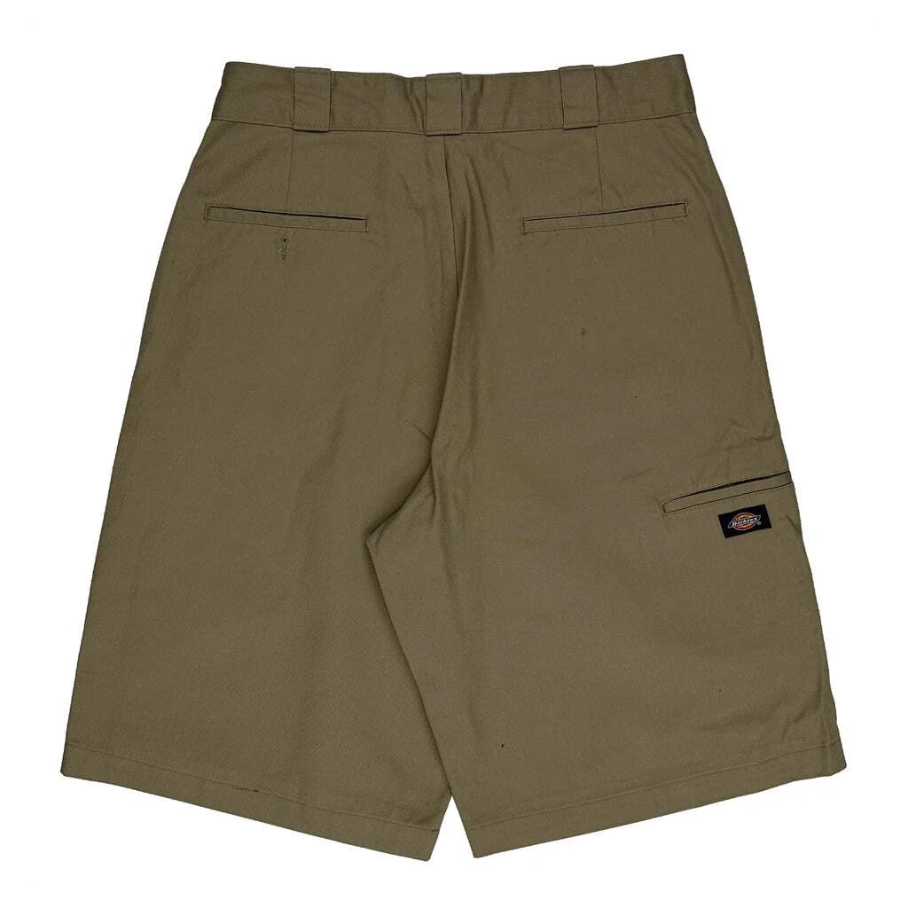 Dickies Baggy Chino Shorts - 31W 10L Khaki Cotton