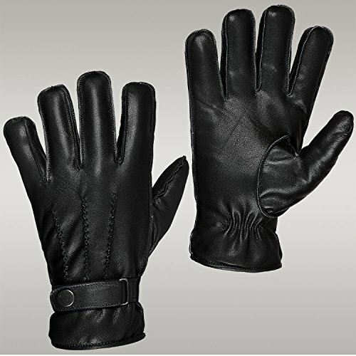 Men Cold Weather Dress Gloves Genuine Leather Driving eBay