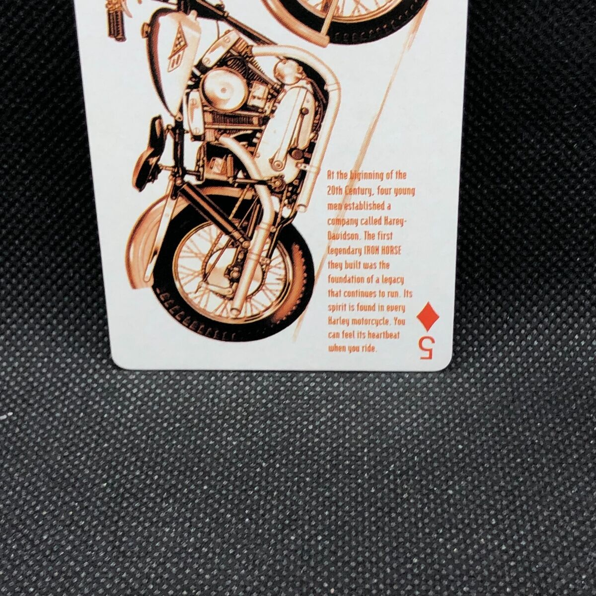 Sportster HLC 1958 Harley Davidson Play Card Motorcycles Sportster HLC 1958 Harley Davidson Play Card Motorcycles