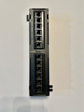 12 port Cat5E UTP Unshielded Mini Patch Panel with Wallmount Bracket