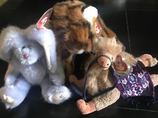 Ty Beanie Babies Bengal, Azalea, and Lawerence