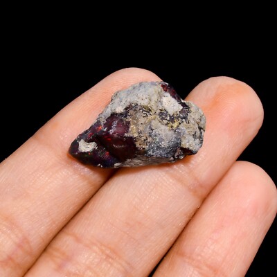 Black opal raw, Natürlich Fire Grobem, ethiopian loose gemstone 11 Karat