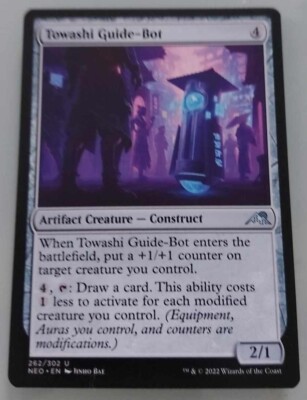 MTG Magic the Gathering - Towashi Guide-Bot - Kamigawa: Neon Dynasty 2022