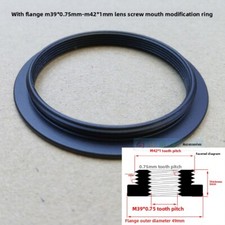 M39 0.75mm Female to M42 1mm Male Adaper Ring M39-M42 39mm to 42mm Lens Thread