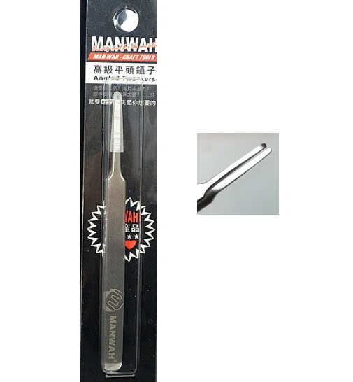 Manwa Precision Flat Head Tweezers