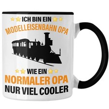 Trendation - Modeleisenbahn Opa Geschenk Tasse Spruch Geschenk Geschenkidee Opa