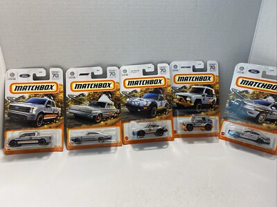 2023 Lot of 5 Different Matchbox 70 years Special Edition 1:64 NOC