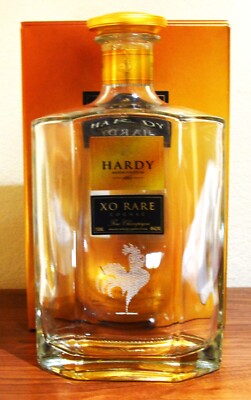 HARDY XO Cognac Rare Fine Champagne Bottle Empty