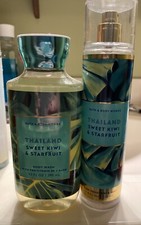 Bath Body Works THAILAND SWEET KIWI STARFRUIT Body Wash Fine Fragrance Mist
