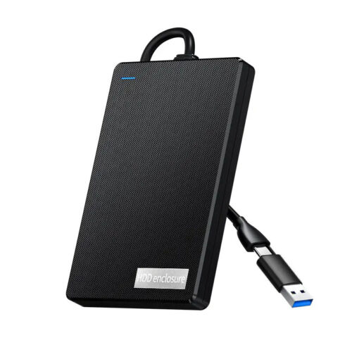 1TB Slim Portable Externe Festplatte HDD - USB 3.0/Typ-C High-Speed Speicher - Bild 2 von 5