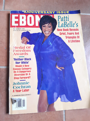 EBONY MAGAZIN NOVEMBER 1996 - PATTI LABELLE