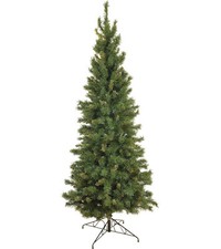 Christmas Tree Slimline Festive Xmas Pine Space Saver Decoration Display Colours