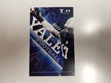 Yale University 2017 Football Pocket Schedule Card