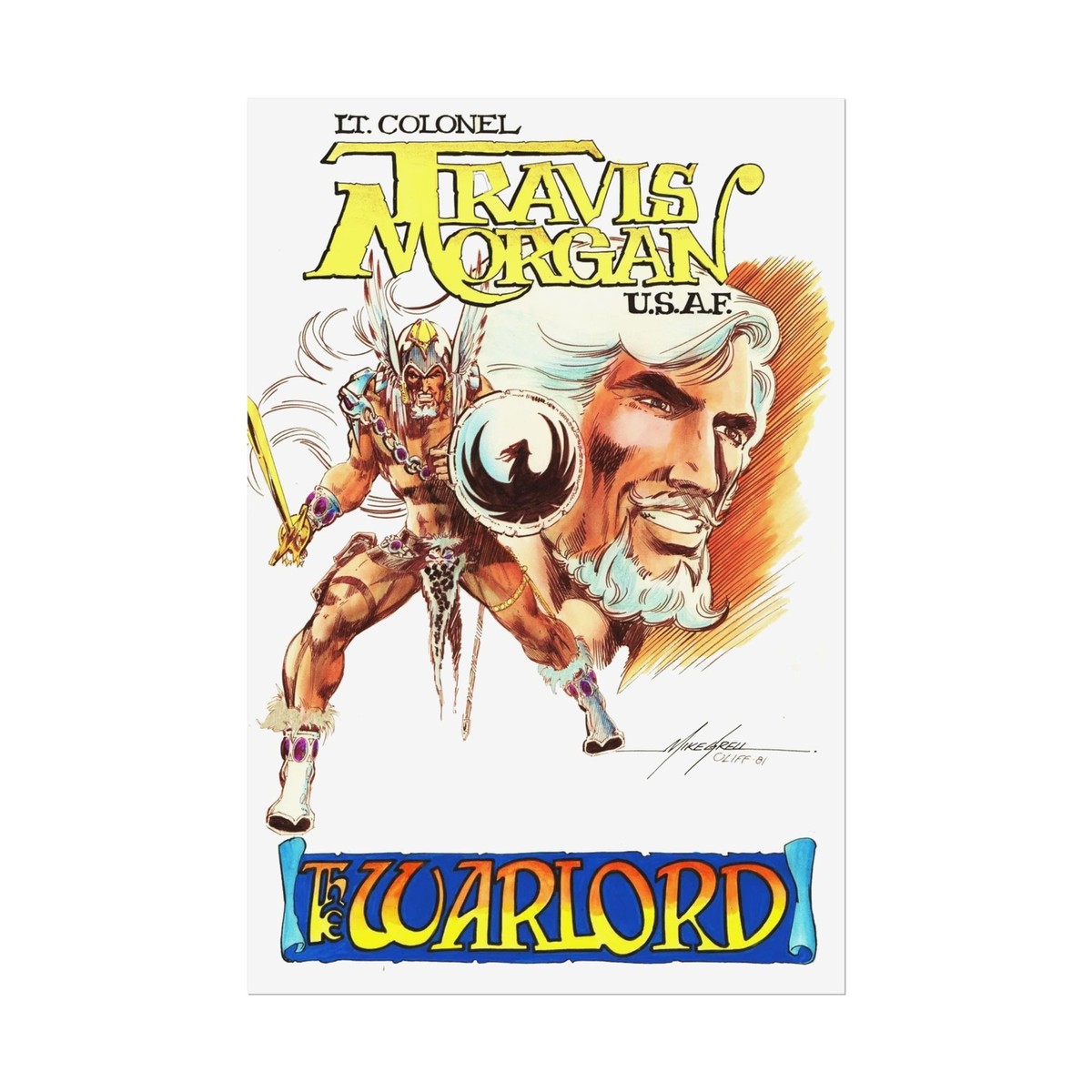 DC Comics The Warlord Poster