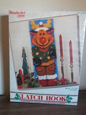WonderArt Latch Hook Christmas Prancer 4655